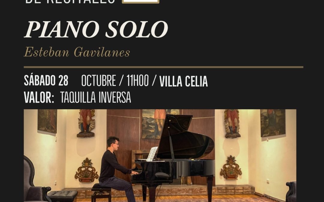 Recital de Piano Solo – Villa Celia
