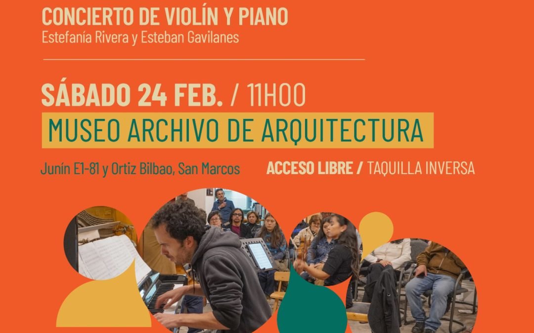 Concierto de violín y piano – Museo Archivo de Arquitectura