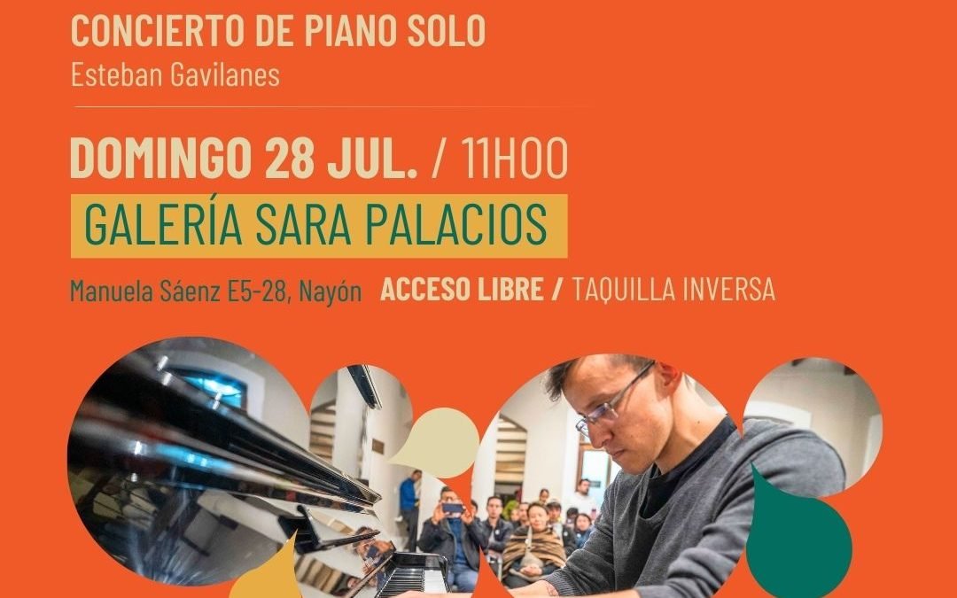 EL CIRCUITO: Concierto de piano solo – Galería Sara Palacios