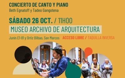 El Circuito de octubre: Concierto de canto y piano – Museo Archivo de Arquitectura