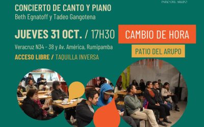 El Circuito de octubre: Concierto de canto y piano – Patio del Arupo